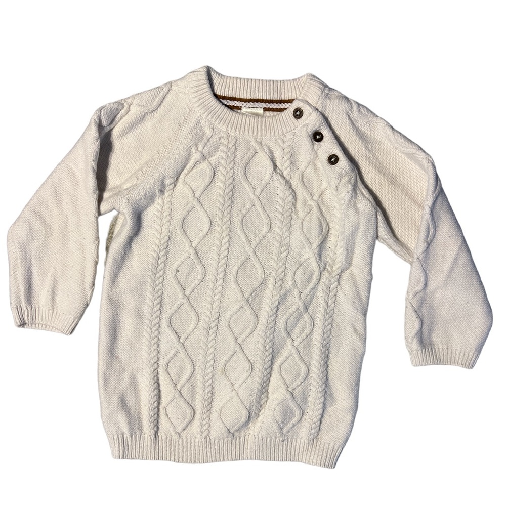 Cable-knit Sweater Boys Toddler Size 1 1/2-2Y